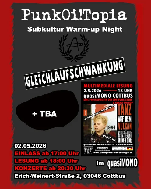 Punk Oi Topia - Warm Up 2026